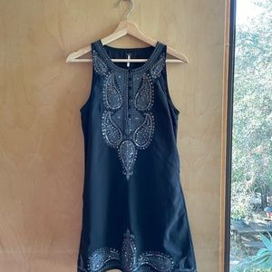 Free People sequined and embroidered dress